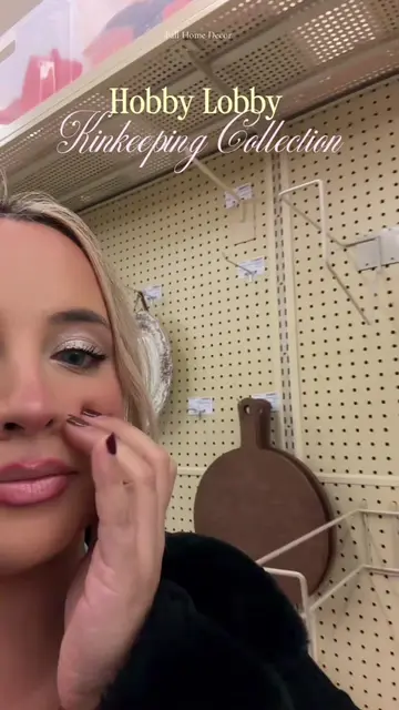Fall decor Kinkeeping collection at  @Hobby Lobby yall CLEARED this isle. I don’