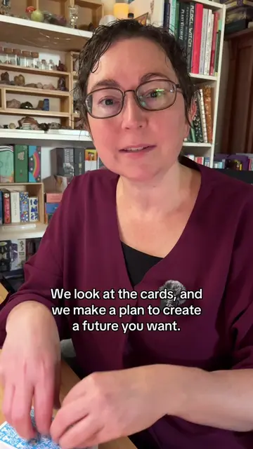 The future is not set in stone I use tarot psychologically. That means we look a