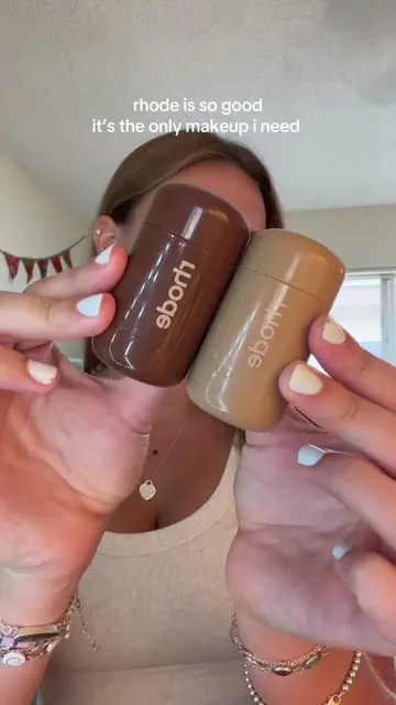 perfect simple makeup routine #rhode #blush #rhodebronzer #toastedteddy #nomakeu