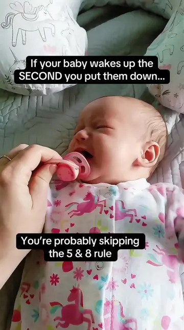 If your baby wakes up the SECOND you put them down, you’re probably skipping the