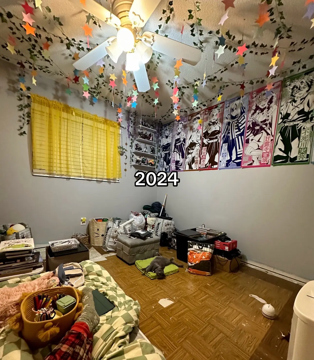 #roomdecor #roominspo #animeroom #loftbed #roommakeover 