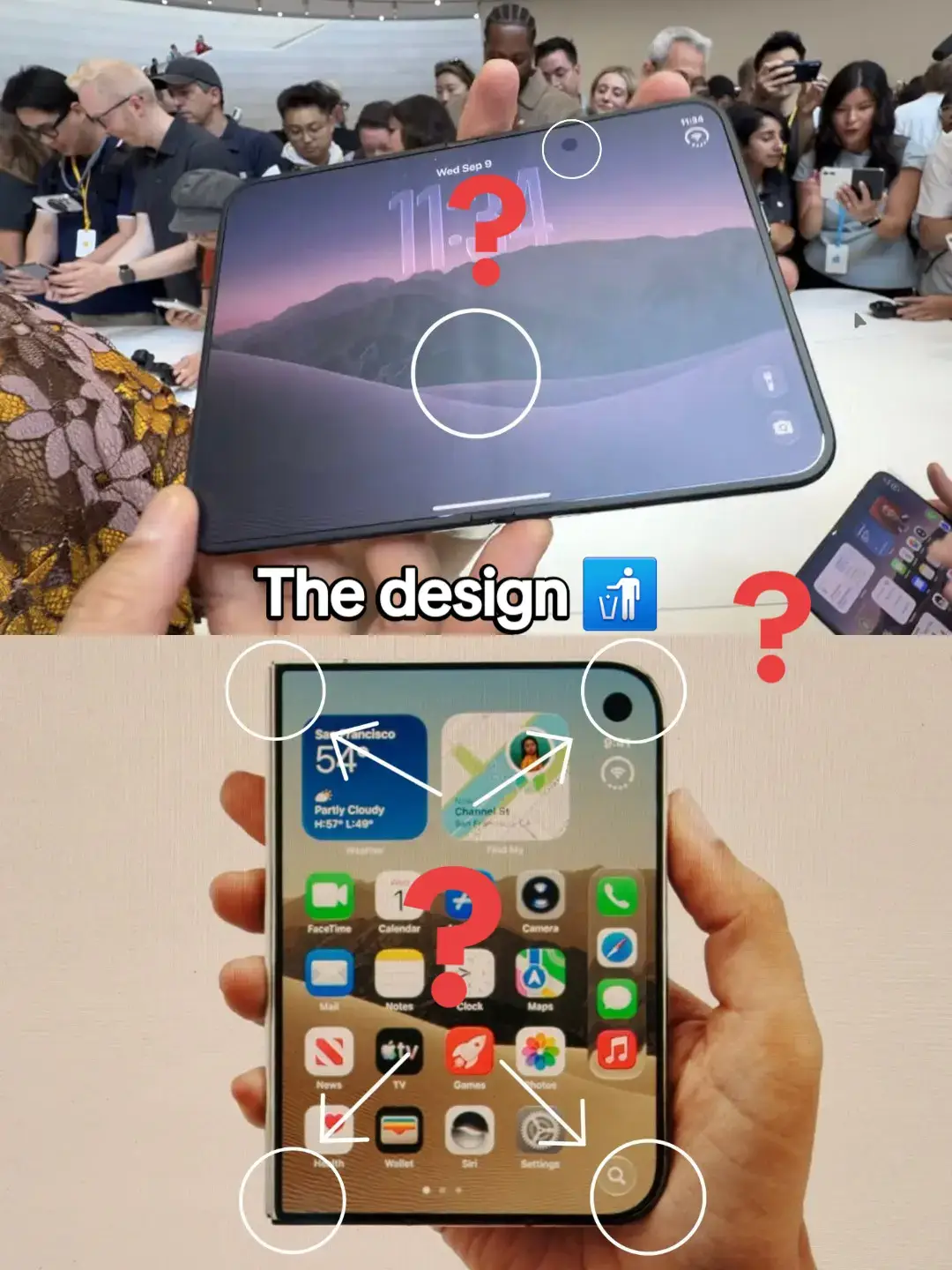 The iPhone Duo design look like trash 🚮🗑,there is no symmetry here #iphoneduo 