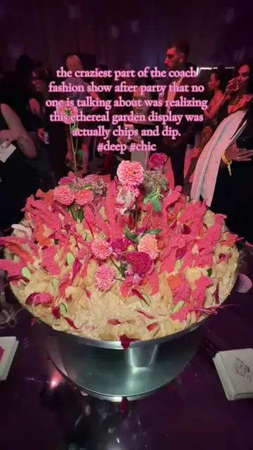 coach show after party 1 am thoughts. Literally how was this chips and dip. ITS 