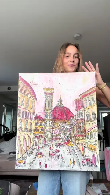 a commissioned artwork i created of florence💖 all available artwork on my websi