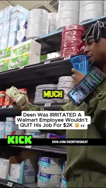 Deen Was IRRITATED A Walmart Employee Wouldn’t QUIT His Job For $2K 😳👀 Deen Th