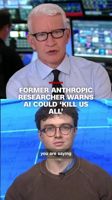 Former AI researcher Jacob Coxon tells CNN's @Anderson Cooper why he quit Anthro