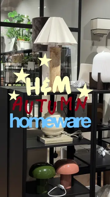 new in for autumn at h&m home ⭐️🪐🫦 #autumnhomeware #homewarefinds #homeware #h