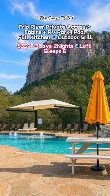 Perfect for large groups & family trips✨ Cabins sleep up to 14. Private river ac