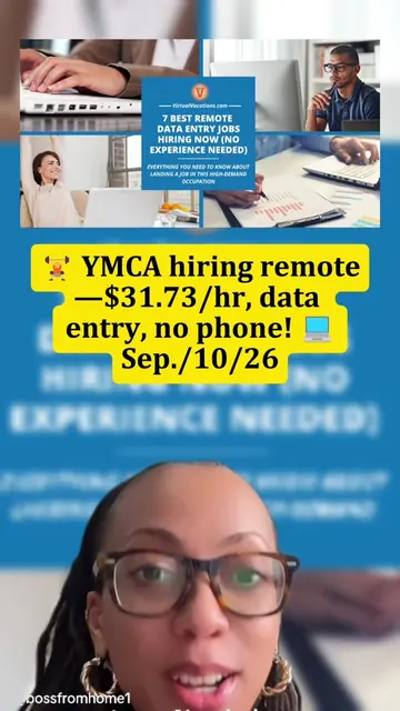 🏋️ YMCA hiring remote—$31.73/hr, data entry, no phone! 💻
 #YMCA #RemoteJobs #W