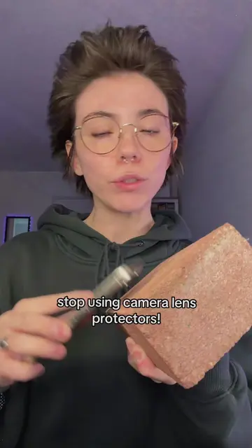 camera lens protectors are SO unnecessary 😭 #iphone #lensprotector #iphonetips 