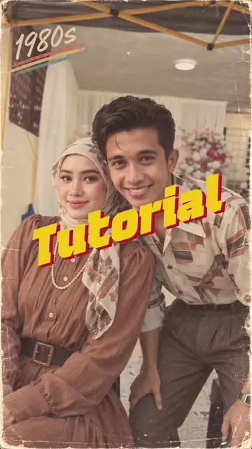 🇮🇩 Tutorial cara buat trend foto 80an yang lagi trending di ChatGPT 📼✨
 Tutor