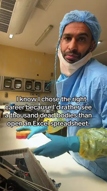 I could’ve opened Excel… Instead I opened the body cavity… Yoh💀🫷🏽 #forensicpa