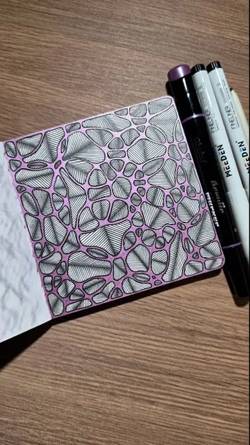 today's doodle is free therapy 🧘‍♀️🙏 Products Used: sketchbook: on my amazon s