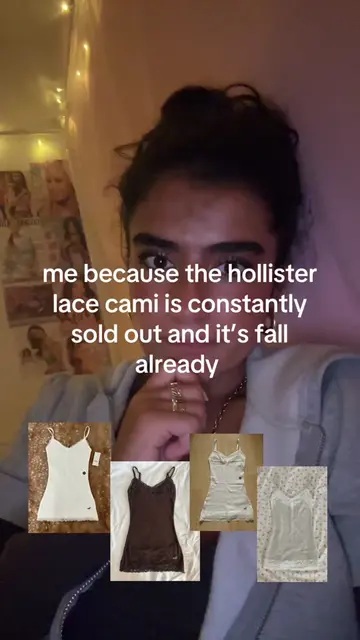 I need it omg #hollister #lacecami #fall #clothes 