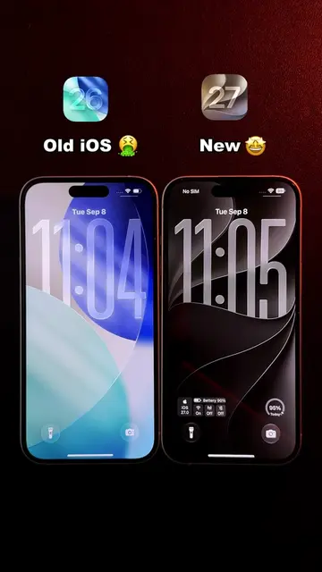 iOS 26 vs iOS 27: My iPhone got a fresh upgrade with iOS 27. New lockscreen feat