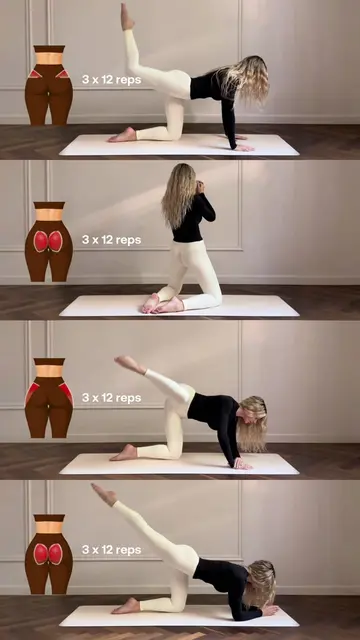 GLUTE SCULPT WORKOUT (no equipment needed)! 🍑 👉 To join the program, tap “Full