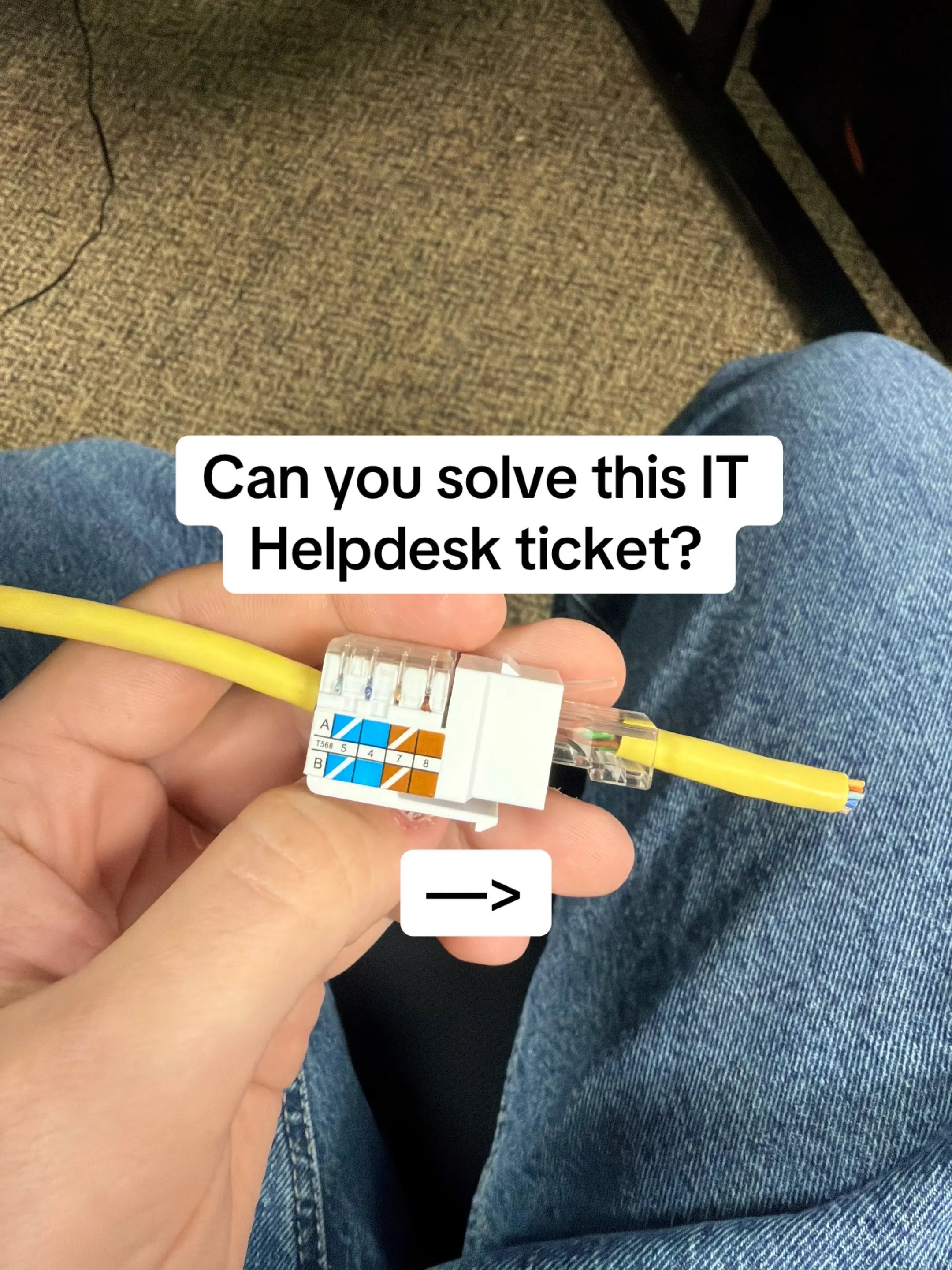 The internet works. The server responds to ping. Other employees can access the 
