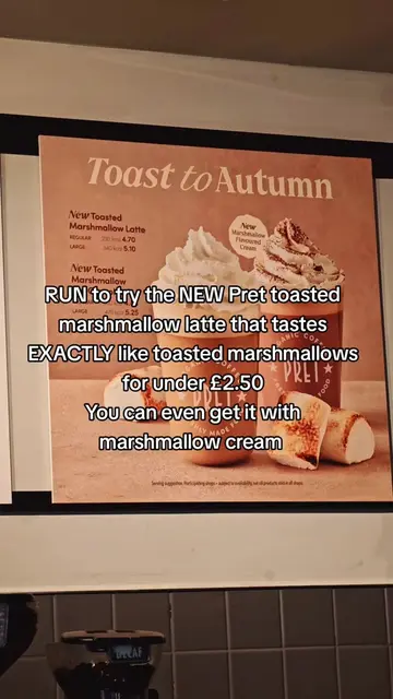Perfect for autumn #pretcoffee #pretcoffeesubscription #clubpret #marshmallow #p