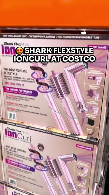 😍 I spotted the @Shark Beauty FlexStyle IonCurl at Costco in this gorgeous pink
