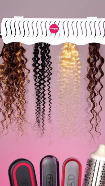 one hair wall, endless possibilities. 💗 #TYMO #CurlsTYMO #HairMatters #HairStyl