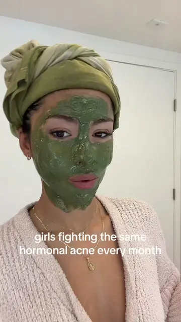 I wear a face mask every day cause hormonal acne is always coming for me but thi