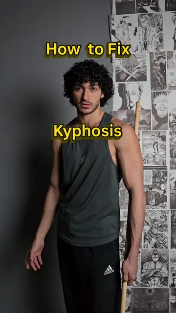 معظم الناس بتعاني من ال Kyphosis (انحناء أعلى الظهر / التحدب) وده بسبب الجلوس لف
