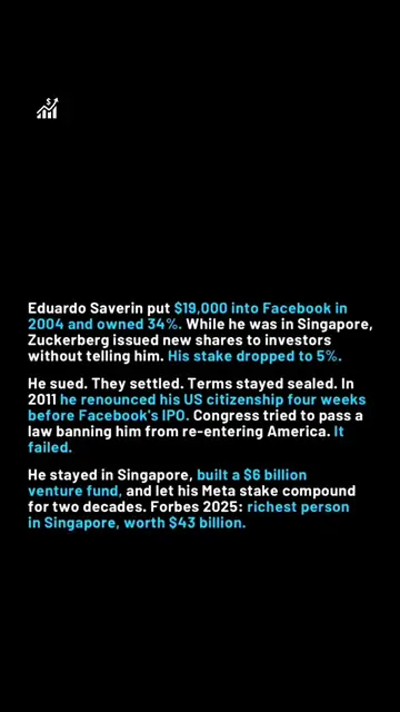Pushed Out of Facebook to Becoming Singapore's Richest Man 💰