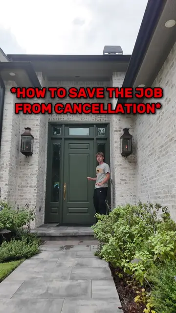How you can save a job where the homeowner is trying to cancel  #windowcleaning 