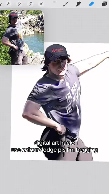art hack! colour dodge made my lighting/reflections SO VIBRANT AND ITS THE EASIE