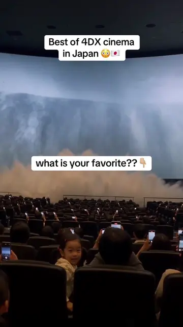 Which one would you actually sit?? 😳 The best 4DX cinema moments in Japan 🇯🇵 