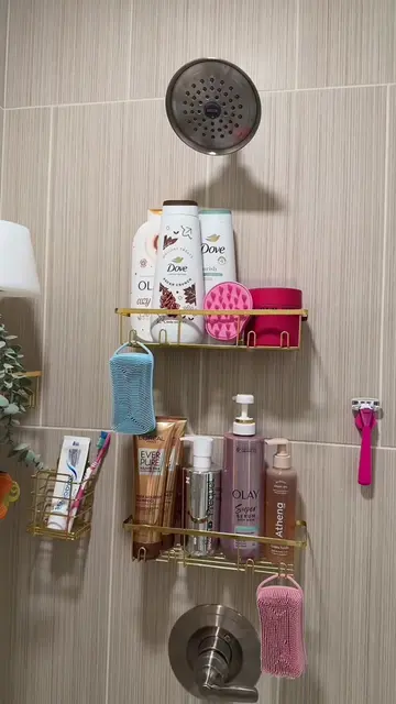 Let’s redecorate and put in some fall themed products in my shower ✨🍂🍁🫧 #fall
