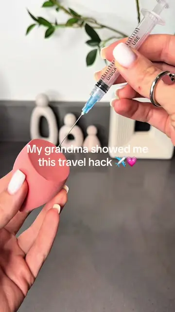 Instead of taking a full perfume bottle, just transfer a little into a mini cont