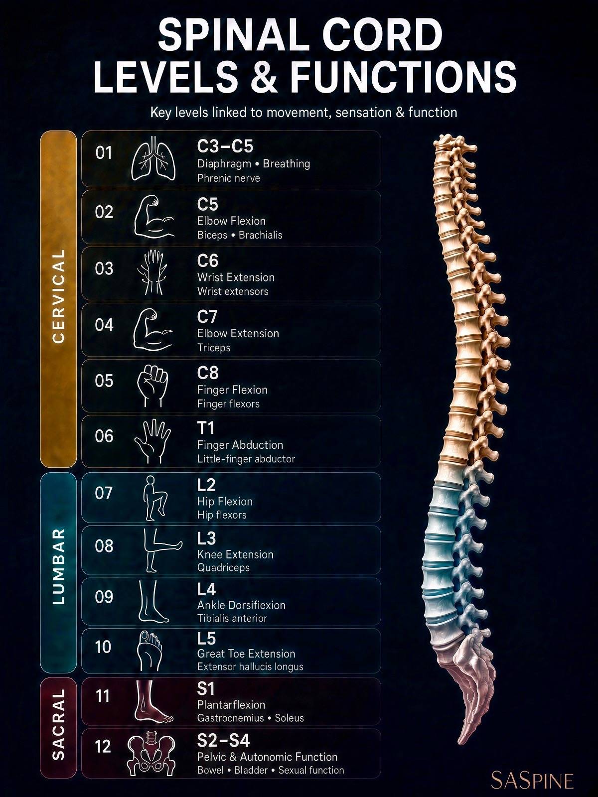 C3, 4, 5 keep the diaphragm alive. That’s not just a med-school mnemonic. It’s w