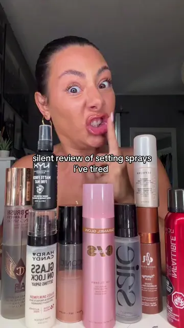 silent review of setting sprays I’ve tried! which one do u think is my fav HARD 