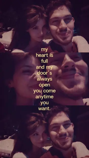 [try this template] my heart is full and my door's always open you come anytime 
