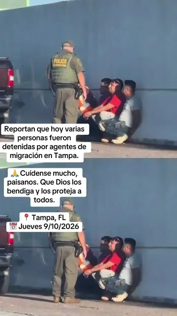 Reportan que hoy varias personas fueron detenidas por agentes de migración en Ta