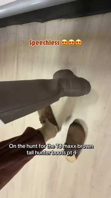 @TJ Maxx thank you for finally giving them to me #fypシ゚viral #tjmaxx #hunterboot