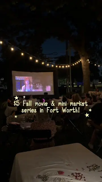 $5 FALL MOVIES + MINI MARKET SERIES IN FORT WORTH 🎃🍿 Saddle Rock is doing fall
