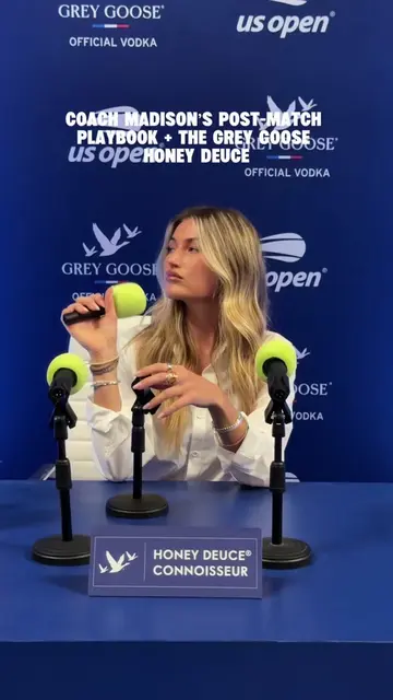 #ad Coach Madison’s final play of the night 🎾 The iconic @Grey Goose  Honey Deu