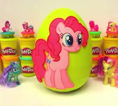 Giant Pinkie Pie Play-Doh Surprise Egg! 🩷✨ #unboxing #nostalgia #blindbag #blin