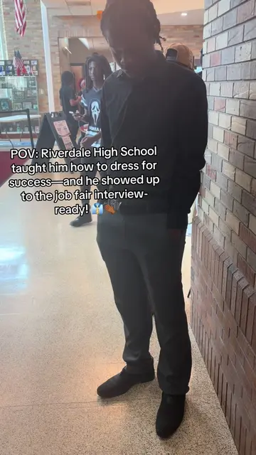 Young Black men dressed for success! 👏🏾 He said he learned how to dress for an
