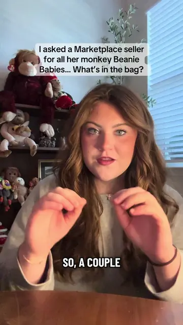 I asked a Marketplace seller for ALL her monkey Beanie Babies…and she gave me a 