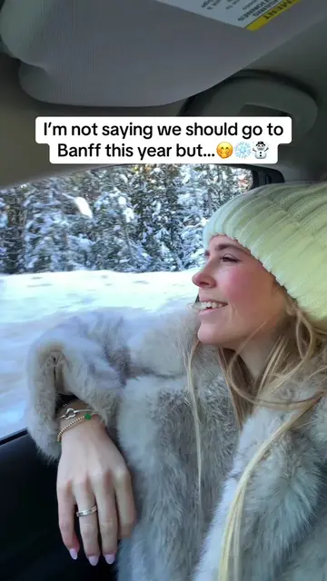 This is your sign to go to Banff this winter☃️😍❄️ Follow us to find more hidden