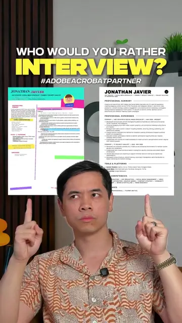 I made the BEST resume using Stylize in Adobe Acrobat… Stylize reads your docume