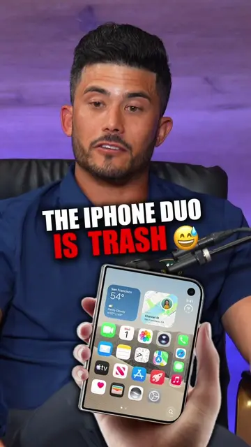 Apple’s first foldable… 10 years late and somehow worse specs than their own Pro