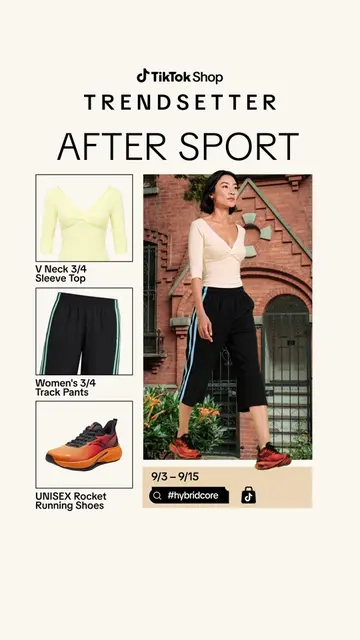 Athletic wear meets street style. Shop these curated Aftersport sets through Sep