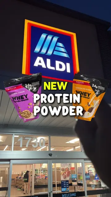 New protein powders @ALDI USA in September of 2026 Oatmeal cookie and chocolate 