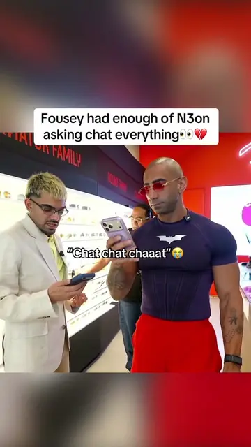 Fousey had enough of N3on asking chat everything👀💔 #n3on 