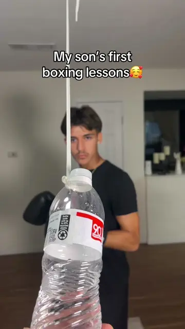 My sons first boxing lessons!🥰#fyp #son #mother #viral #funny 