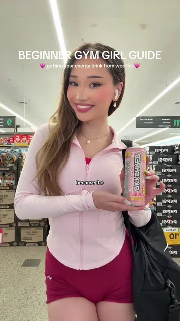 Excited for my lifts bc of this cute energy drink 🧘🏻‍♀️💗 loving @OxyShred Ene
